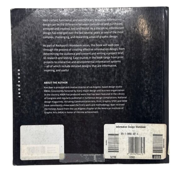 Information Design Workbook: Graphic Approaches Solutions And Inspiration By Kim - Picture 2 of 4